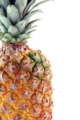 Image showing detail ananas isolated