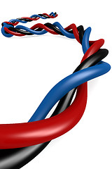 Image showing Isolated wire on white