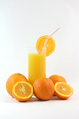 Image showing oranges and juice