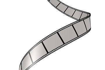 Image showing Isolated film with white background
