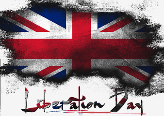 Image showing Liberation Day of United Kingdom