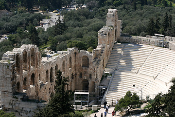 Image showing ancient theater of herodes