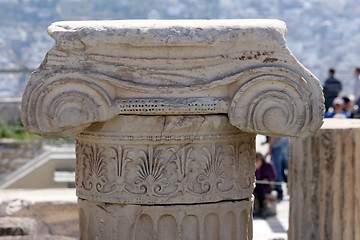 Image showing detail from ancient pillar