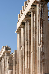 Image showing pillars of parthenon