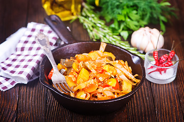 Image showing fried vegetables