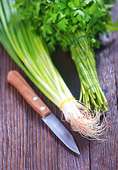 Image showing parsley and onion