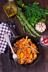 Image showing fried vegetables