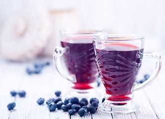 Image showing blueberry juice