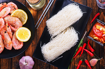 Image showing rice noodles