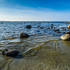 Image showing Stones on the coast of the Baltic Sea