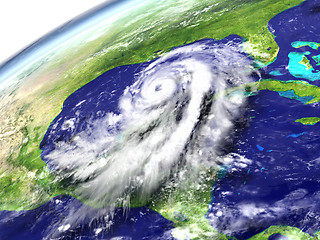 Image showing Hurricane Matthew near Florida