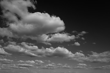 Image showing black and white sky