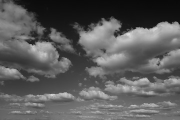 Image showing black and white sky