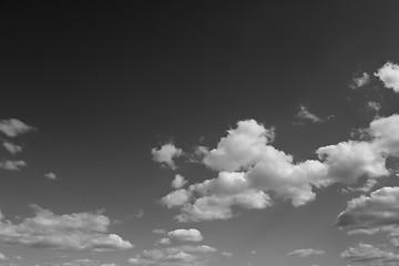 Image showing black and white sky