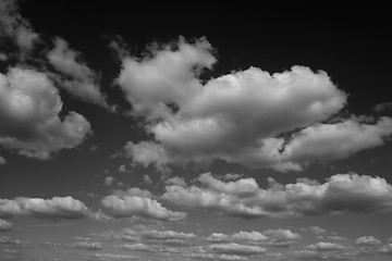 Image showing black and white sky