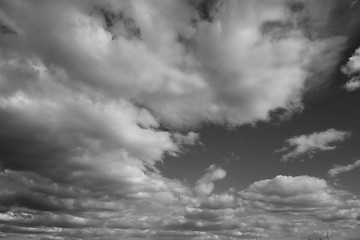 Image showing black and white sky