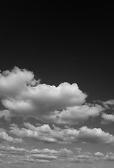 Image showing black and white sky