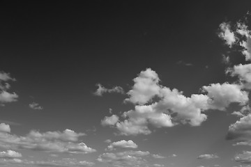 Image showing black and white sky