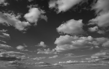 Image showing black and white sky