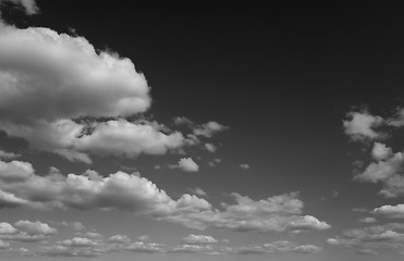 Image showing black and white sky