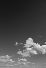 Image showing black and white sky