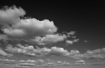 Image showing black and white sky