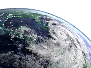 Image showing Hurricane Matthew catastrophe