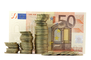Image showing european money isolated