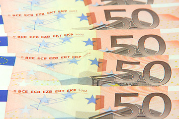 Image showing euro background