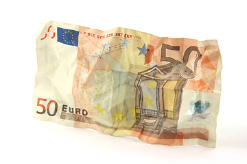 Image showing crumple banknote