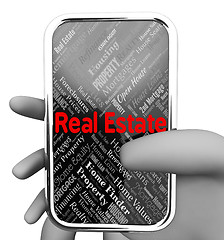 Image showing Real Estate Represents Property Market And House