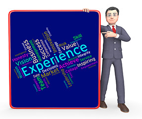 Image showing Experience Words Indicates Know How And Competency