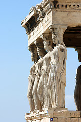 Image showing Porch of the Maidens on the Erechtheum