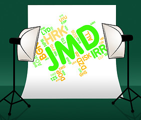 Image showing Jmd Currency Means Jamaican Dollars And Exchange