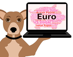 Image showing Euro Currency Means Forex Trading And Currencies