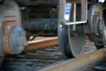 Image showing Train Tires (4380)