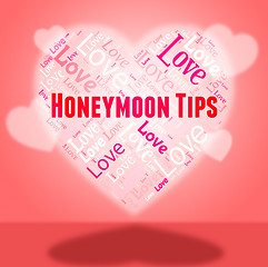 Image showing Honeymoon Tips Indicates In Love And Advice