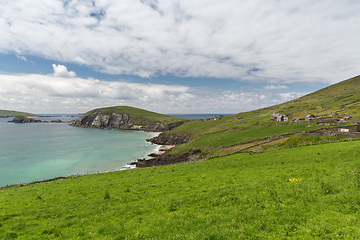 Image showing view to ocean at wild atlantic way in ireland