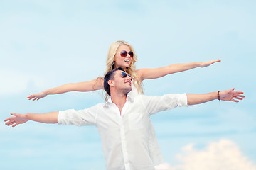 Image showing couple at seaside