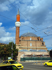 Image showing Banya Bashi historic ancient Mosque  middle of capital Sofia Bul