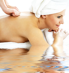 Image showing massage pleasure in water