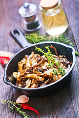 Image showing fried mushrooms