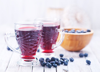 Image showing blueberry juice