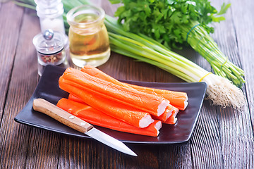 Image showing crab sticks