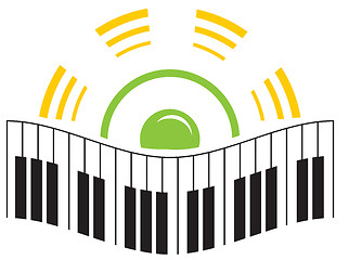 Image showing Music logo