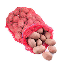 Image showing Sack of potatoes