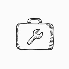 Image showing Toolbox sketch icon.