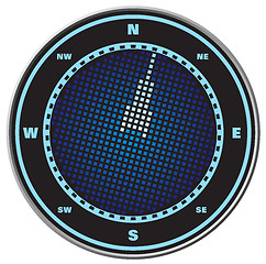 Image showing Compass digital display