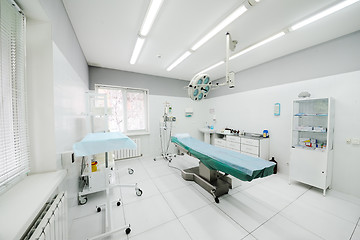 Image showing operating room in the surgical department of the polyclinic