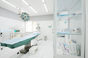 Image showing operating room in the surgical department of the polyclinic